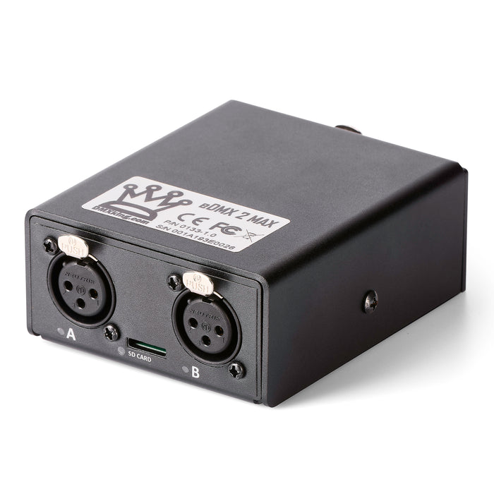 DMXking eDMX2 MAX - ArtNet/sACN/USB to DMX Controller with PoE