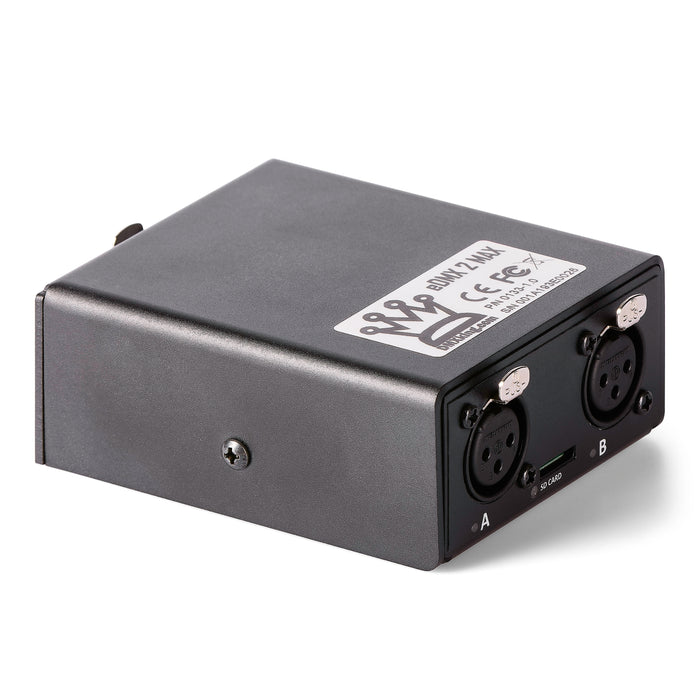 DMXking eDMX2 MAX - ArtNet/sACN/USB to DMX Controller with PoE