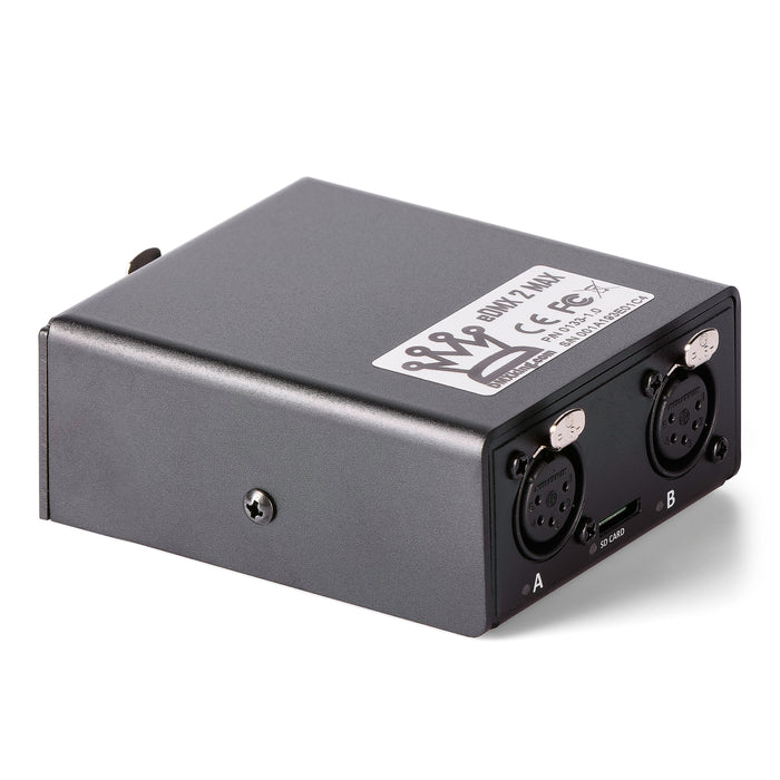 DMXking eDMX2 MAX - ArtNet/sACN/USB to DMX Controller with PoE