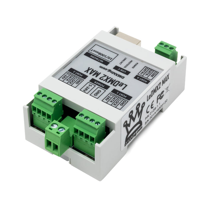 DMXking LeDMX2 MAX - 2 port LED RGB Pixel Controller