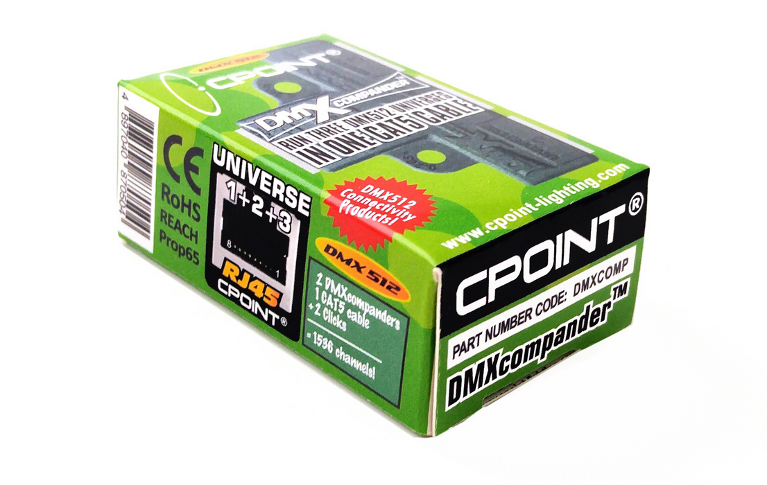 CPoint - DMX One RJ45 to Three RJ45 Adapter