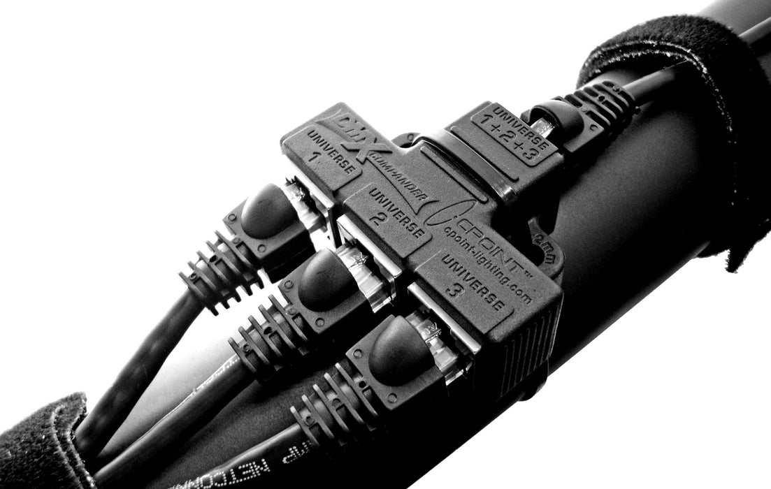 CPoint - DMX One RJ45 to Three RJ45 Adapter