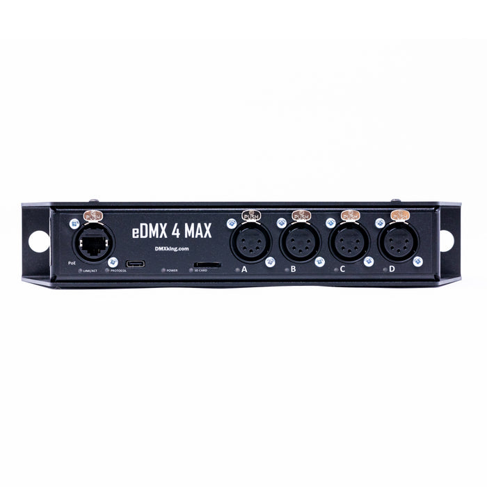 DMXking eDMX4 MAX - ArtNet/sACN to DMX Controller