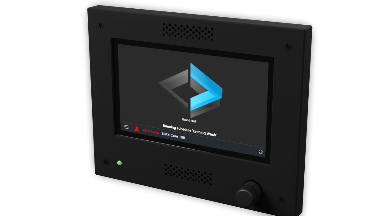 DMX Core 100 4.3" Controller - External Remote Control (QSYS/Symetrix)