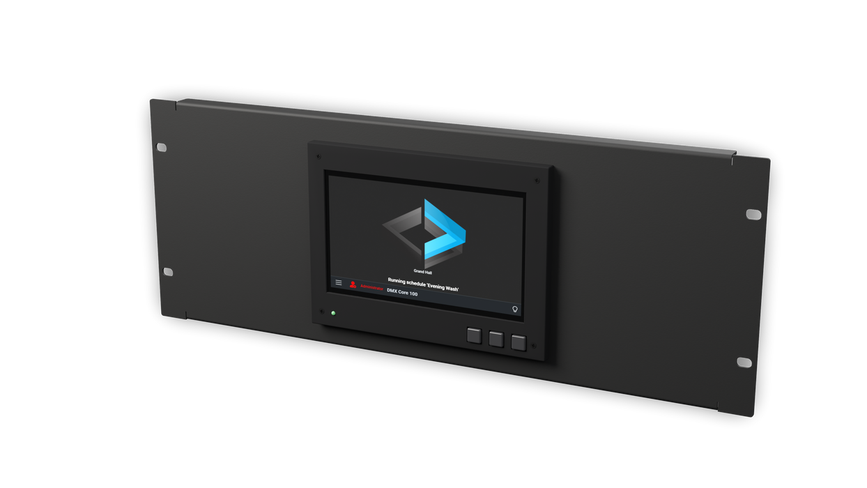 DMX Core 100 - 19" Rack Mount for 7" display