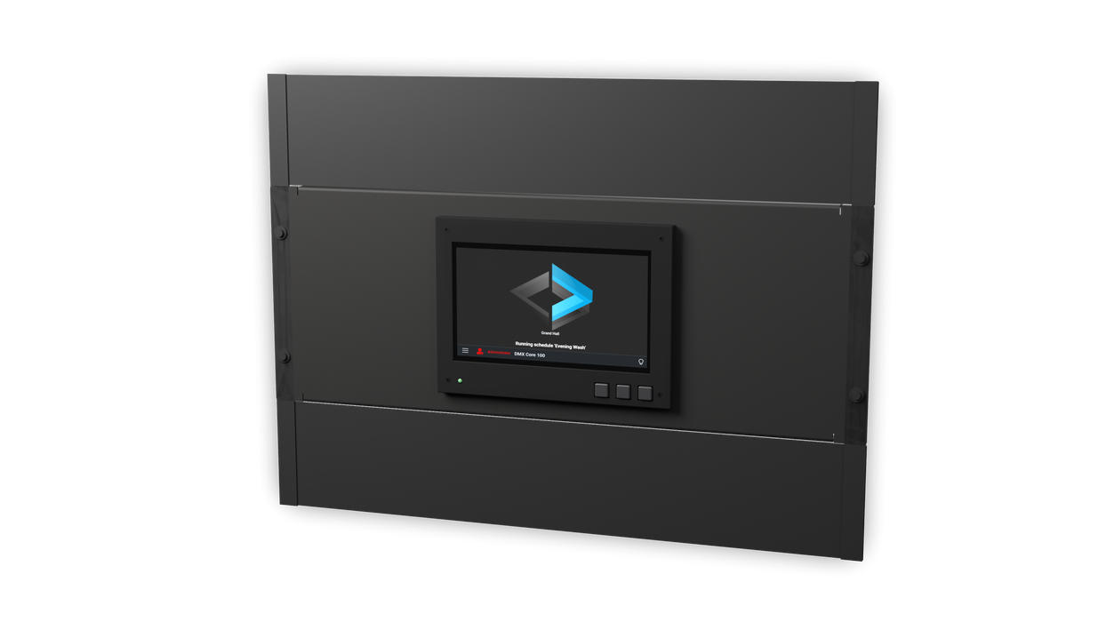 DMX Core 100 - 19" Rack Mount for 7" display