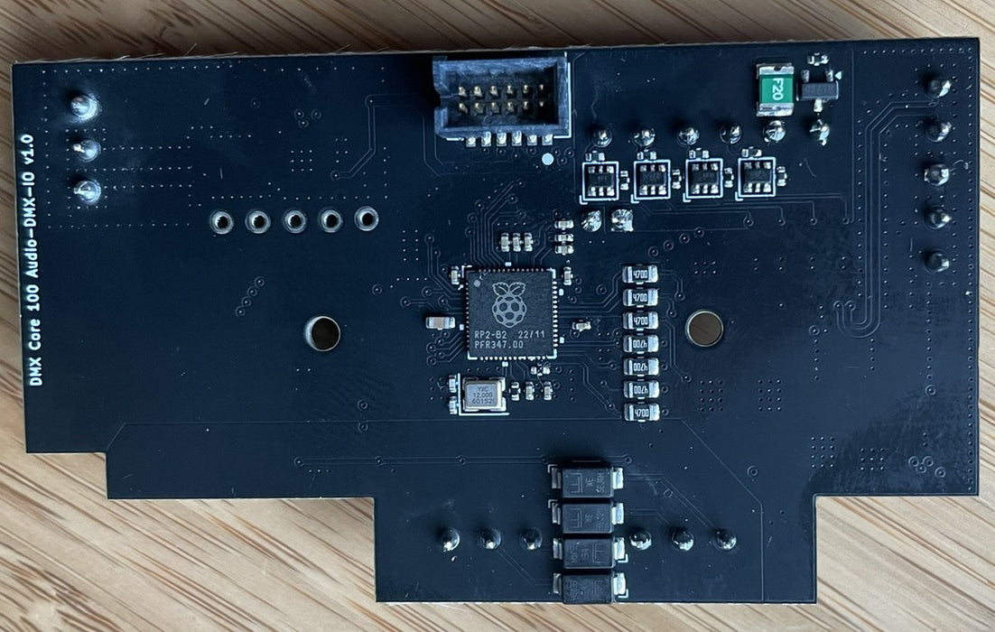 DMX Core 100 - Audio, 2xDMX, Input Board (ADIO)