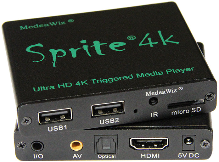 MedeaWiz DV-S4 "Sprite" 4K Media Player