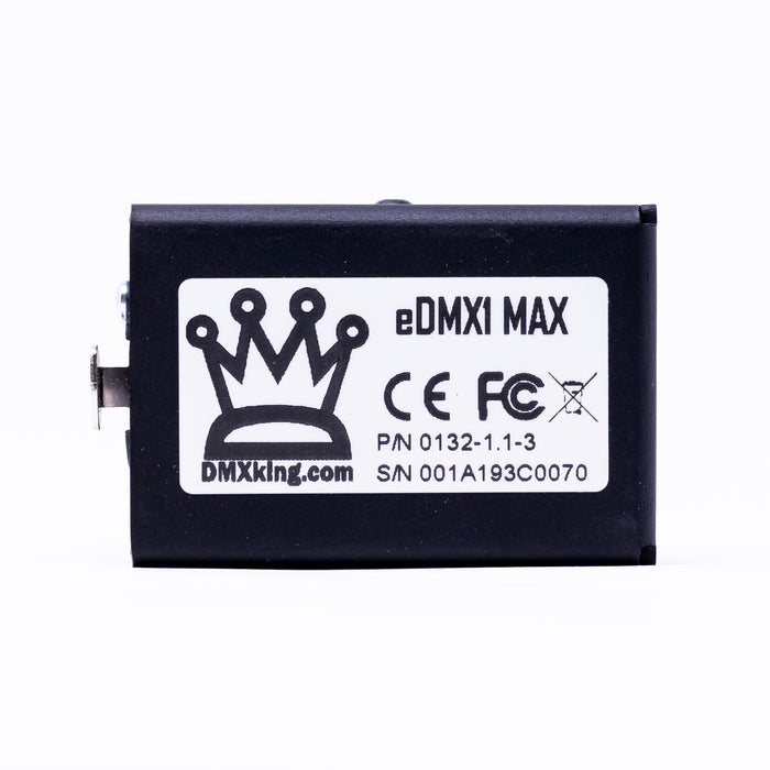 DMXking eDMX1 MAX - ArtNet/sACN to DMX Controller — DMX Pro Sales