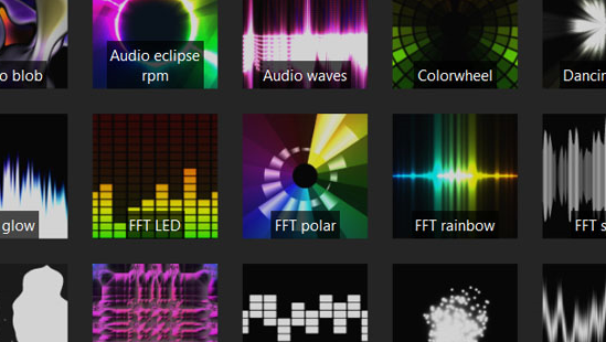 A selection of LJLM's 100+ built-in pixel effects