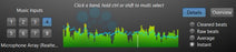 Lightjams music analyzer turning live audio into DMX lighting