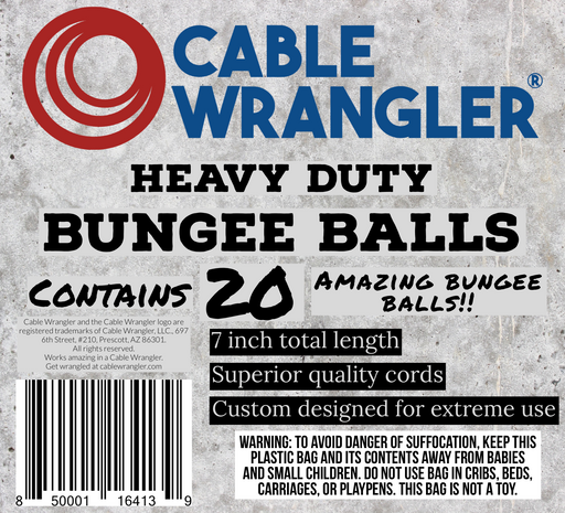 Cable Wrangler - Extra Heavy Duty Bungee Balls