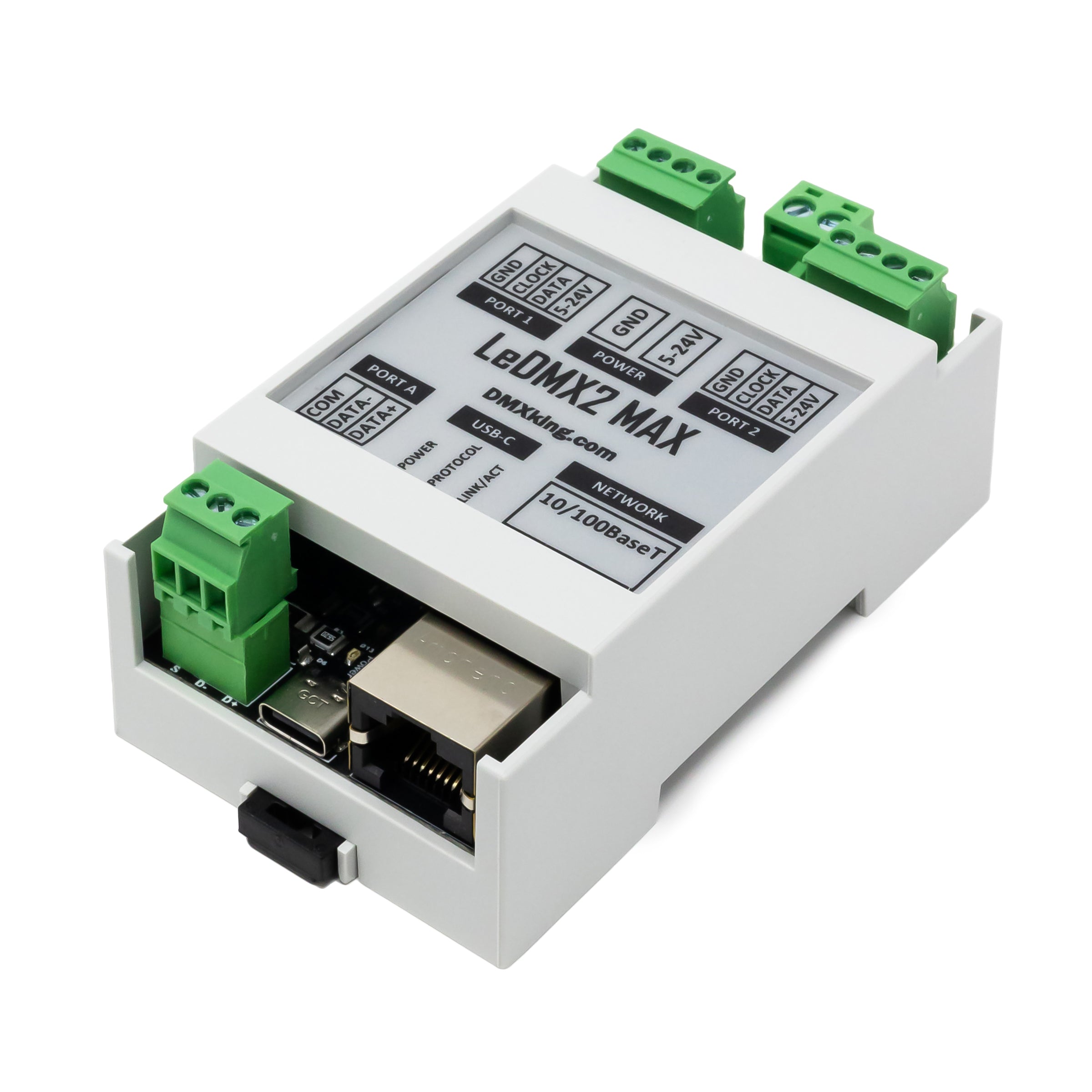 DMXking LeDMX2 MAX - 2 port LED RGB Pixel Controller — DMX Pro Sales
