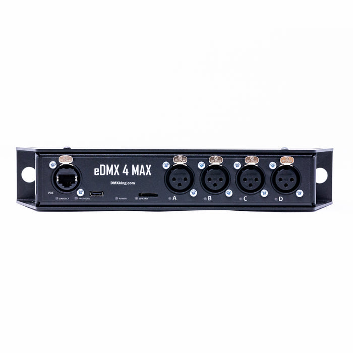 DMXking eDMX4 MAX - ArtNet/sACN to DMX Controller